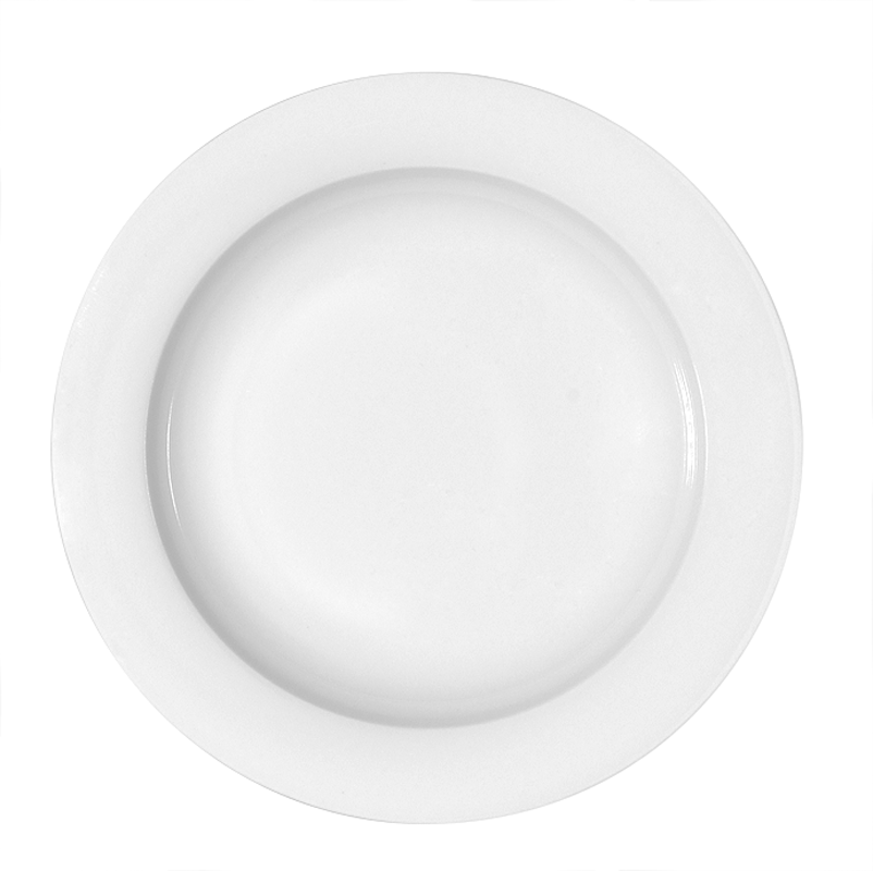 Bauscher, Dimension - Teller tief Fahne, weiss, uni, 23 cm/ 0,36 ltr.