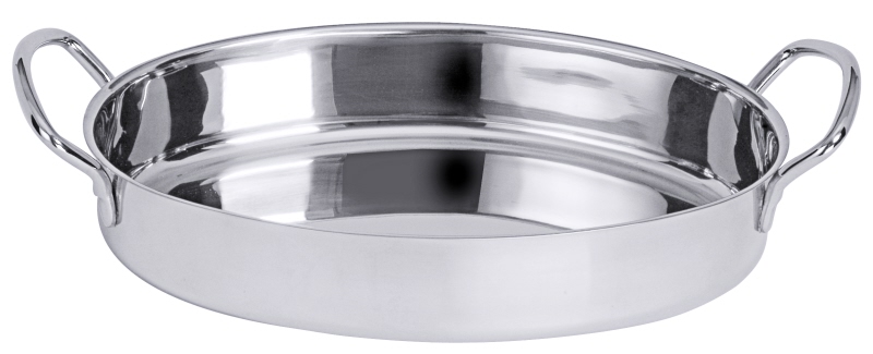 Ovale Gratinform, Edelstahl, I: 2 ltr., 28 x 20 cm, H: 5 cm