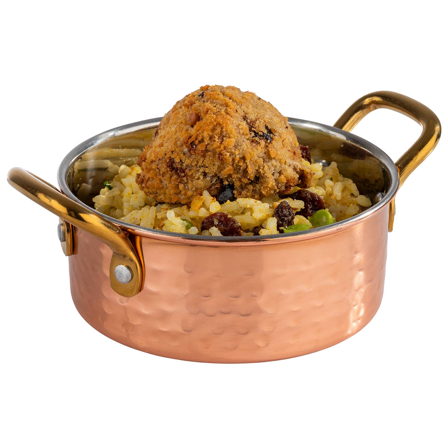 Serviertöpfchen MUMBAI, Edelstahl, D: 11,5 cm, H: 4,5 cm, Fb. außen Kupfer-Look