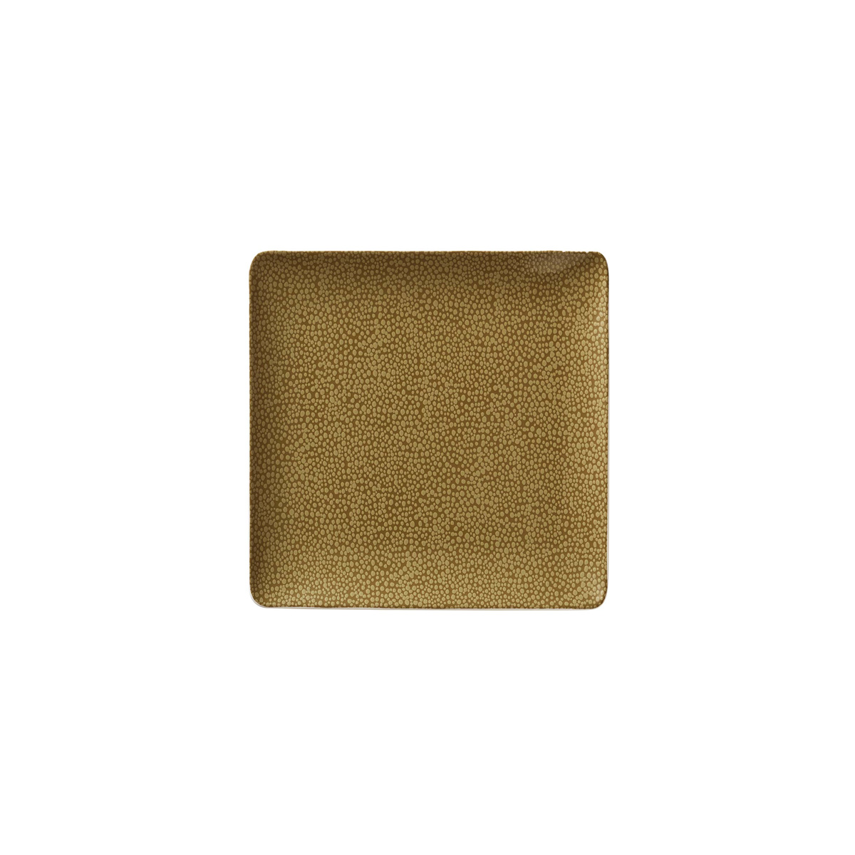 Bauscher, Purity : 425688 Pearls Olive - Teller flach quadratisch Coup, bonewhite, 9 x 9 cm