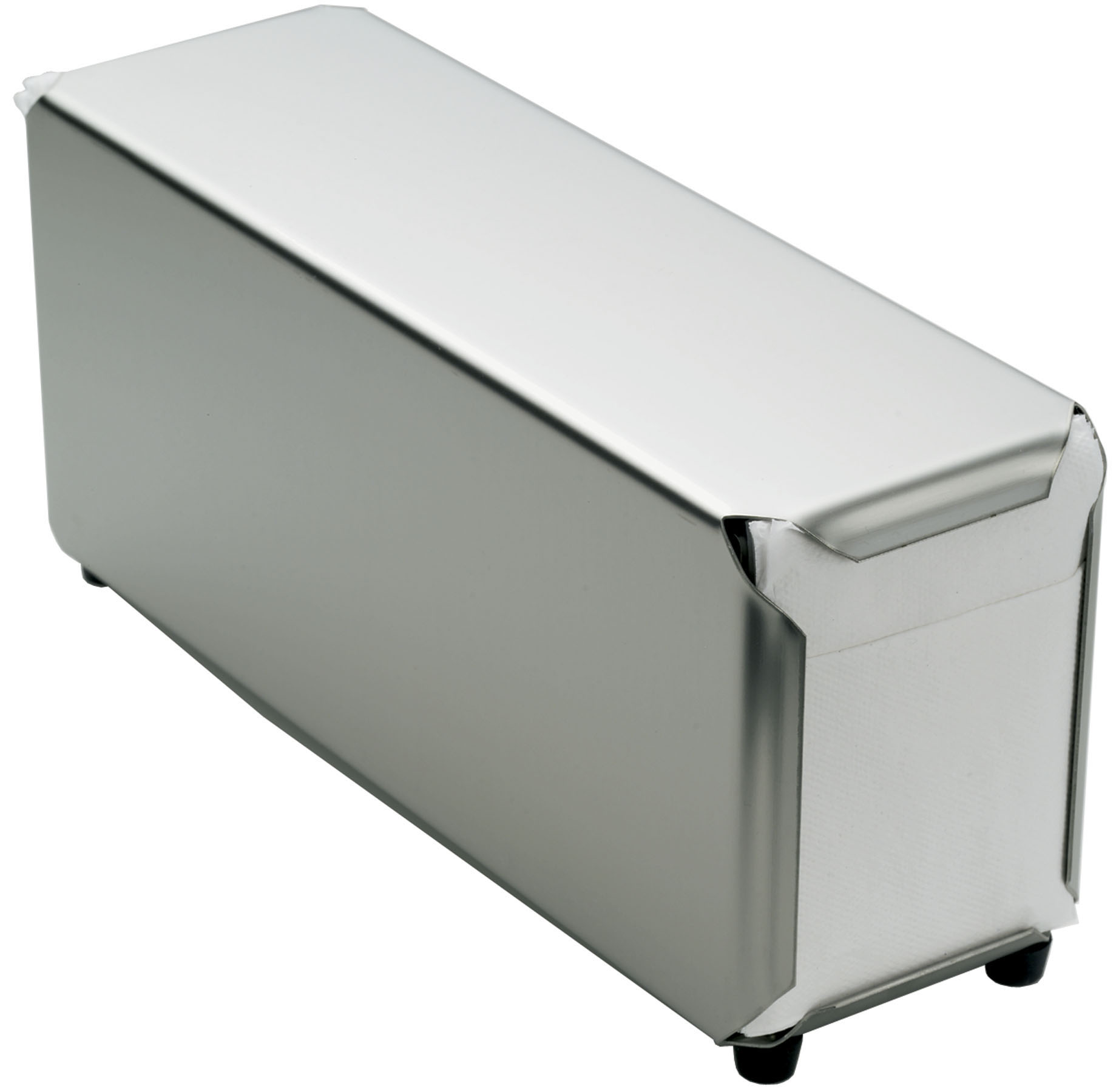 Serviettenspender f. ca. 250 Servietten - Modell 31, Edelstahl 18/10, LxBxH: 290 x 90 x 130 mm