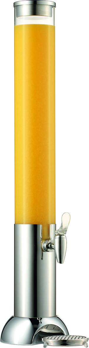 CONNECT Saftkanne Juicer 4 ltr., Edelstahl, Acrylglas, L: 190 mm, B: 170 mm, H: 825 mm