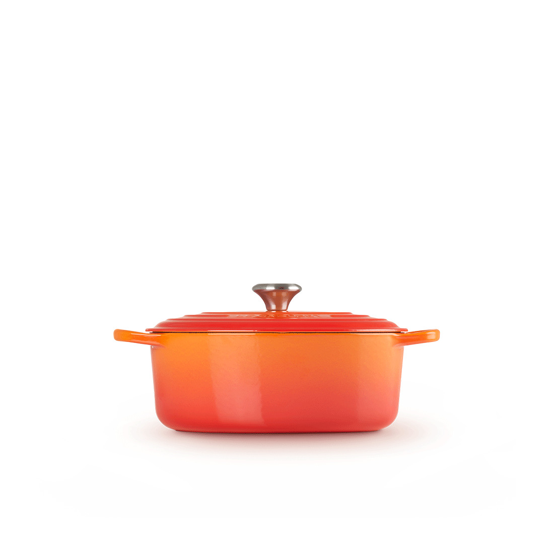 Le Creuset, Gusseisen - Bräter oval Signature, 31 cm/ 6,3 ltr., Fb. Ofenrot