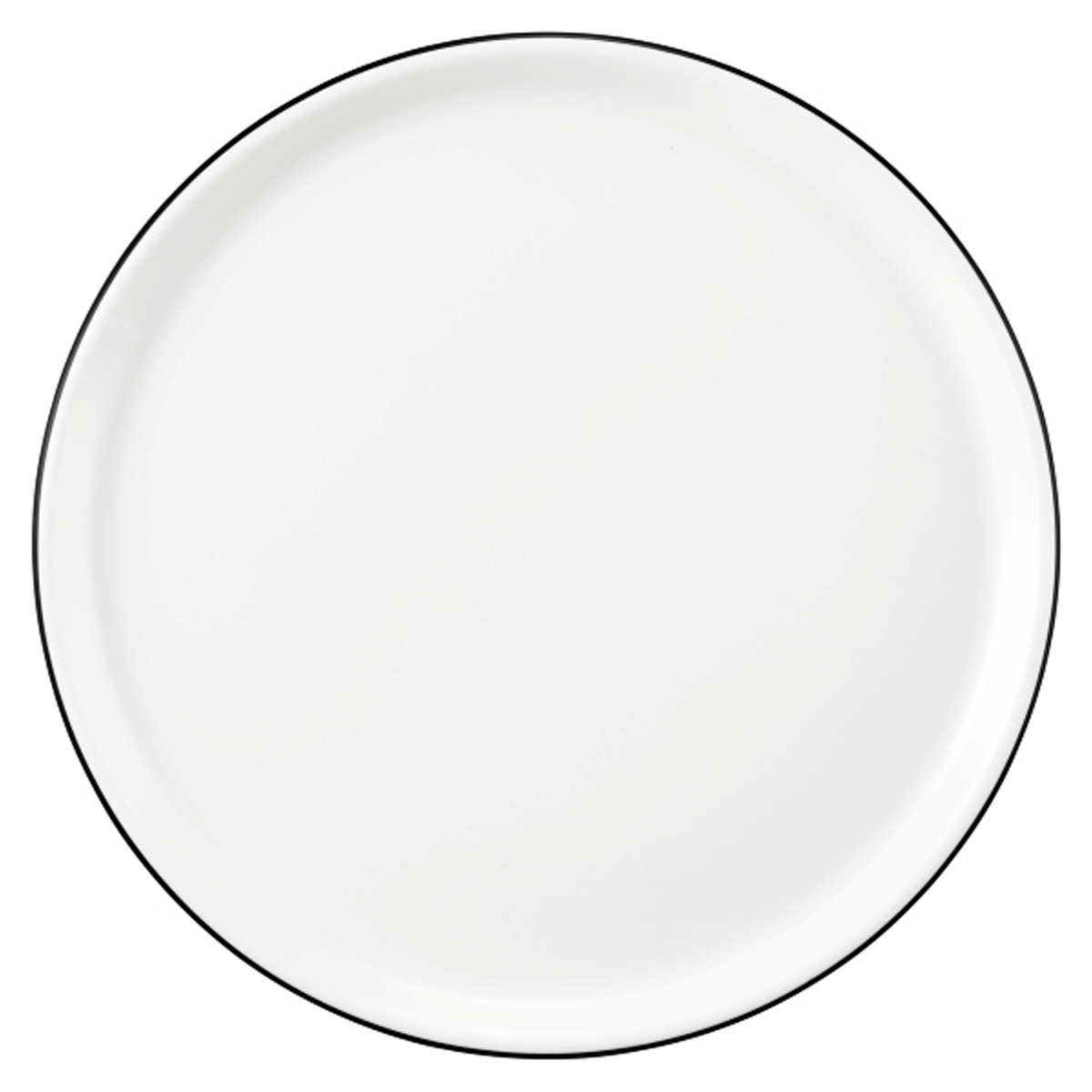 Seltmann Weiden, Modern Life : 10826 Black Line - Pizzateller, 30 cm