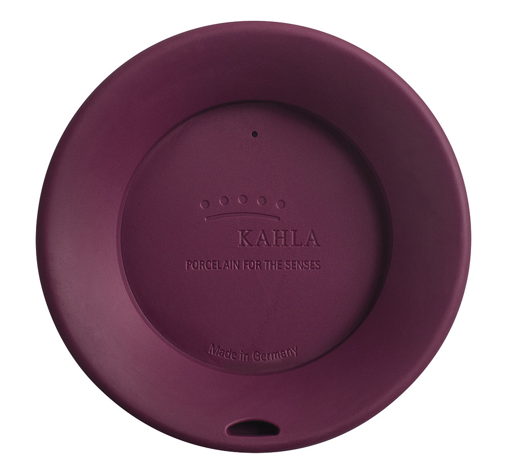 Kahla, Cupit - Becher mit Trinkdeckel 0,35 ltr., Banderole glatt: wild berry