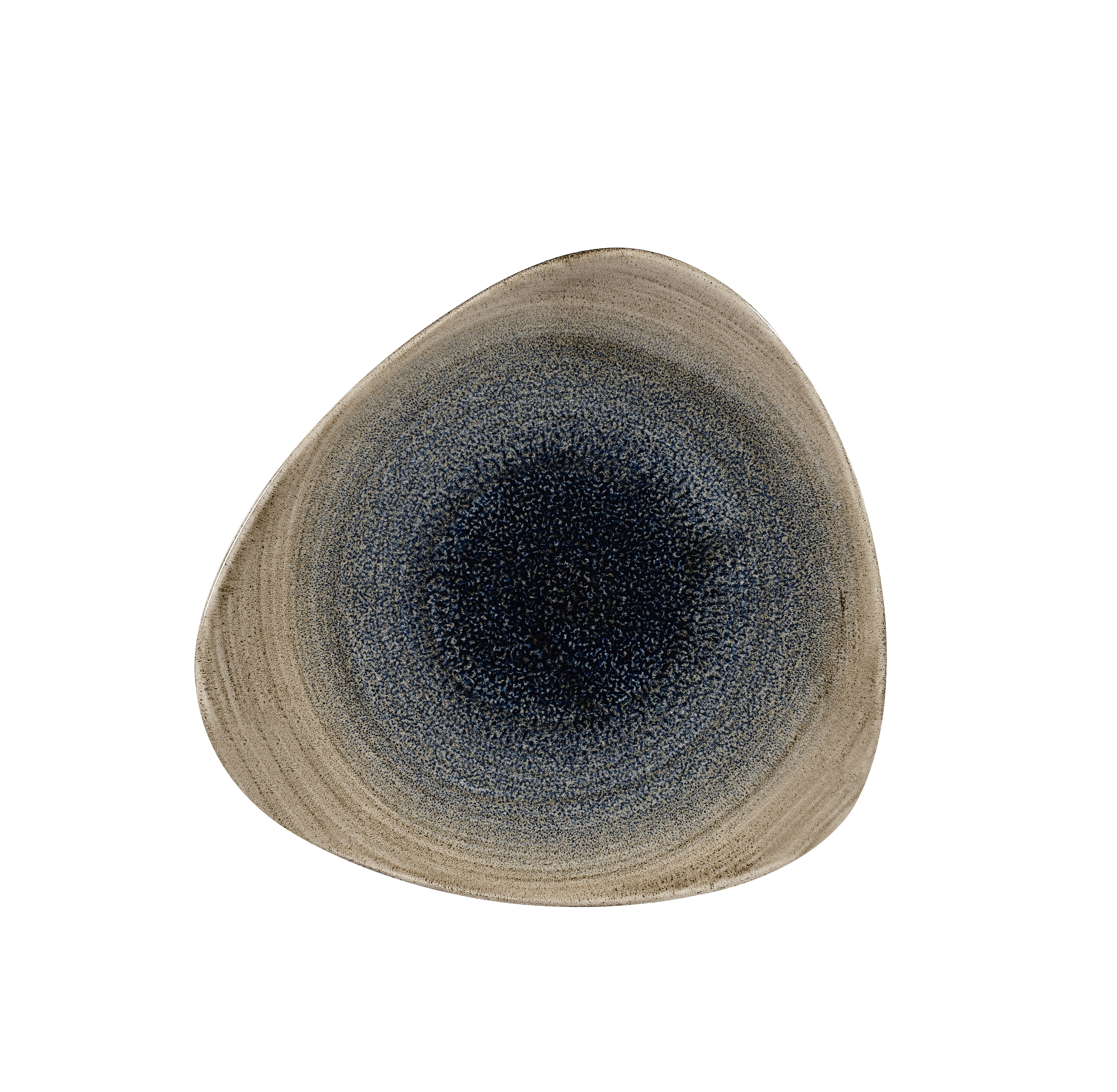 Churchill, Stonecast Aqueous : Bayou - Teller flach dreieckig, 20,3 cm