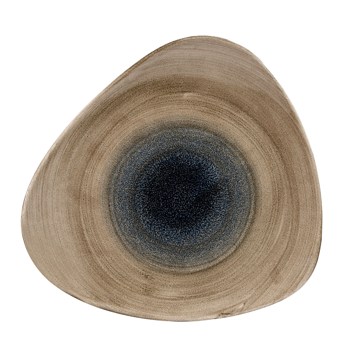 Churchill, Stonecast Aqueous : Bayou - Teller flach dreieckig, 28,5 cm