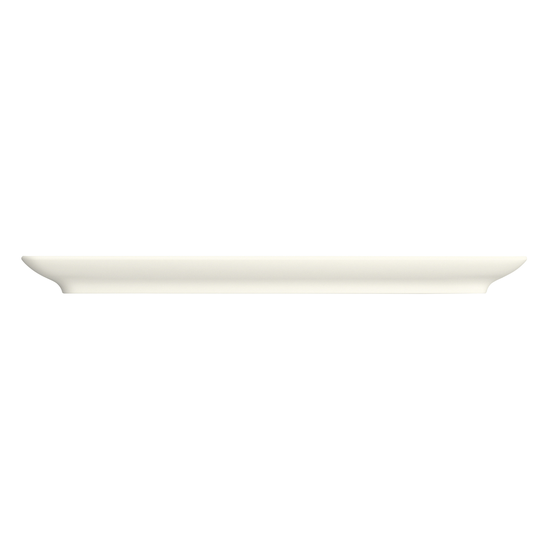 Bauscher, Purity - Teller flach quadratisch Coup, bonewhite, uni, 9 x 9 cm