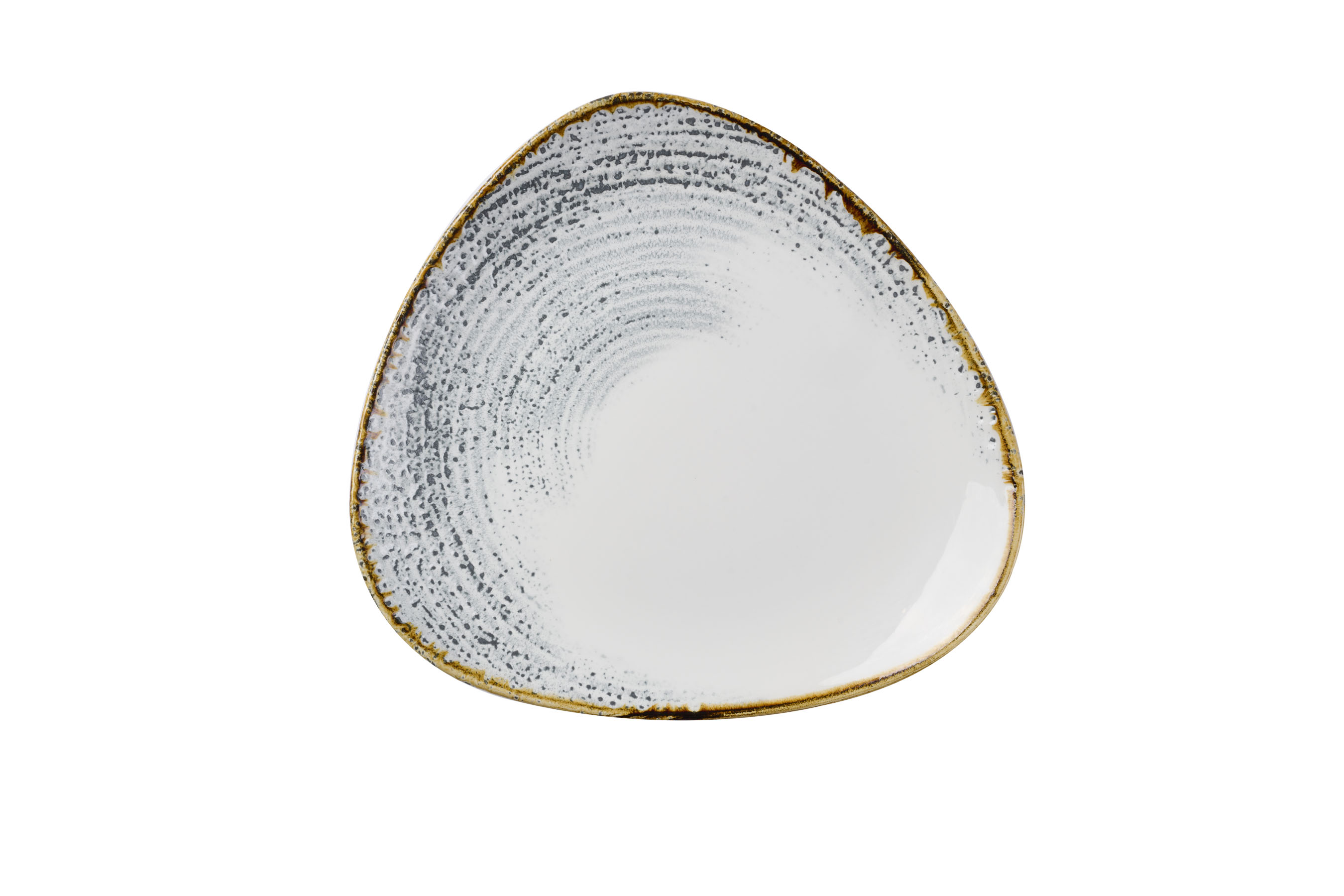 Churchill, Homespun Accents : Jasper Grey - Teller flach dreieckig, 28,5 cm