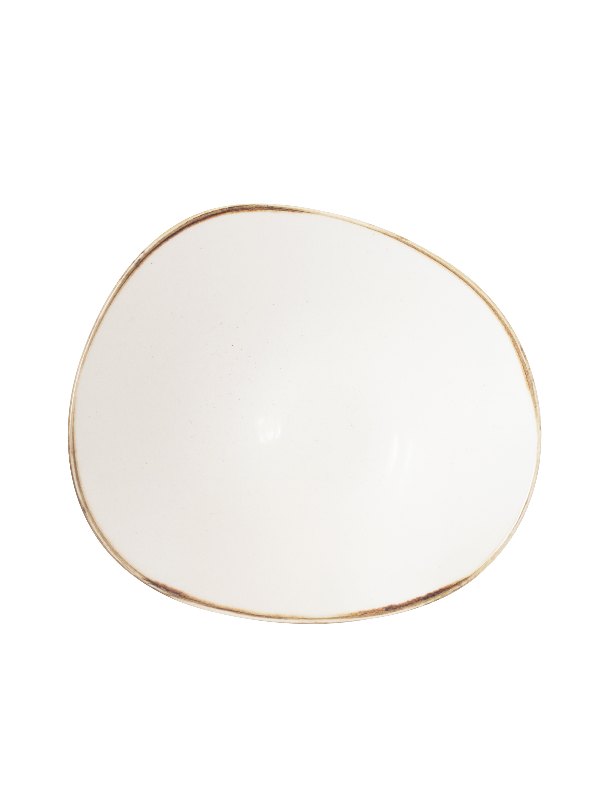 Churchill, Stonecast : Barley White - Opal-Schale organisch, 20 x 5,3 cm/ 0,34 ltr.