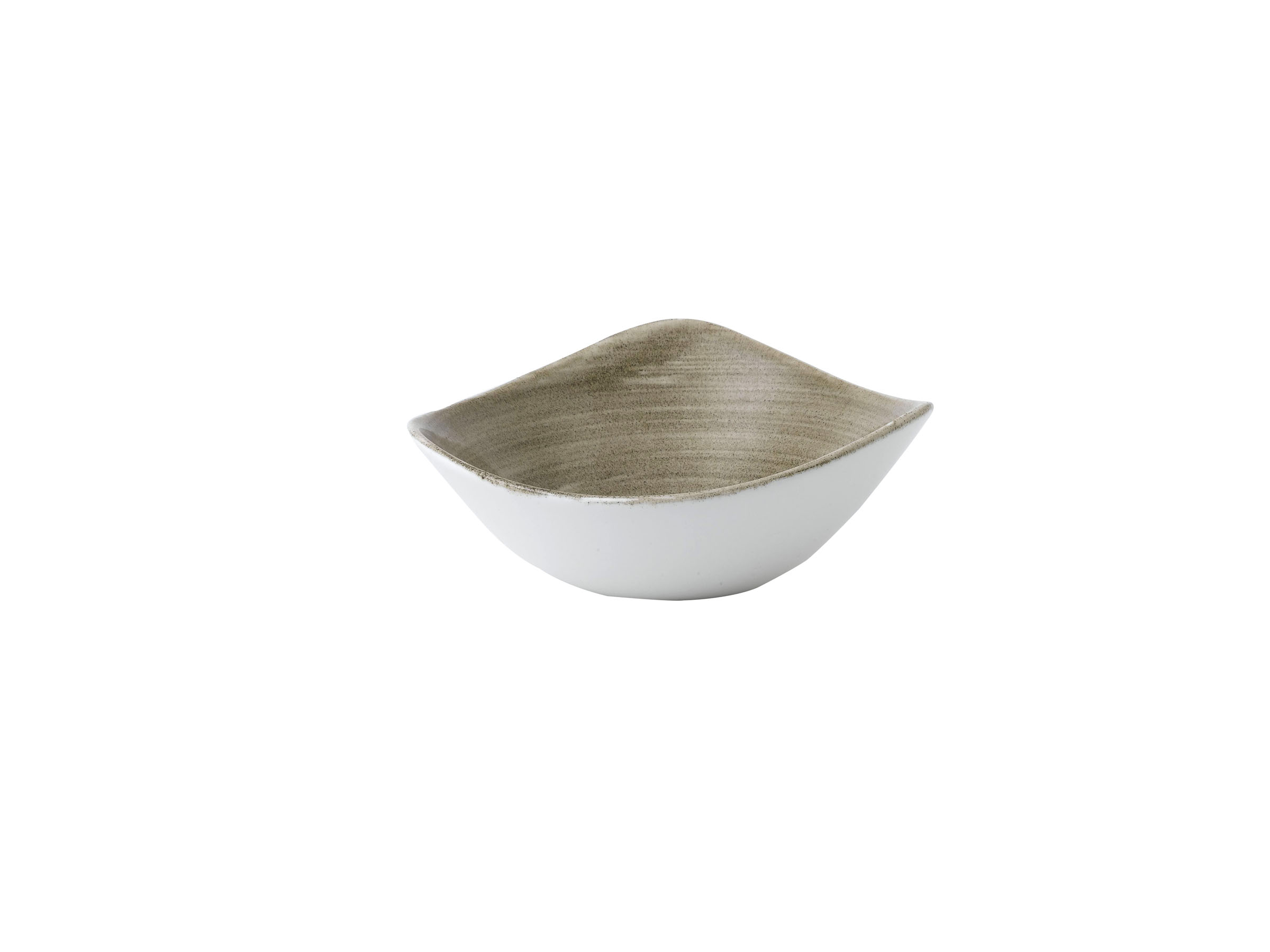 Churchill, Stonecast Patina : Antique Taupe - Schale dreieckig, 18,5 cm/ 0,37 ltr.
