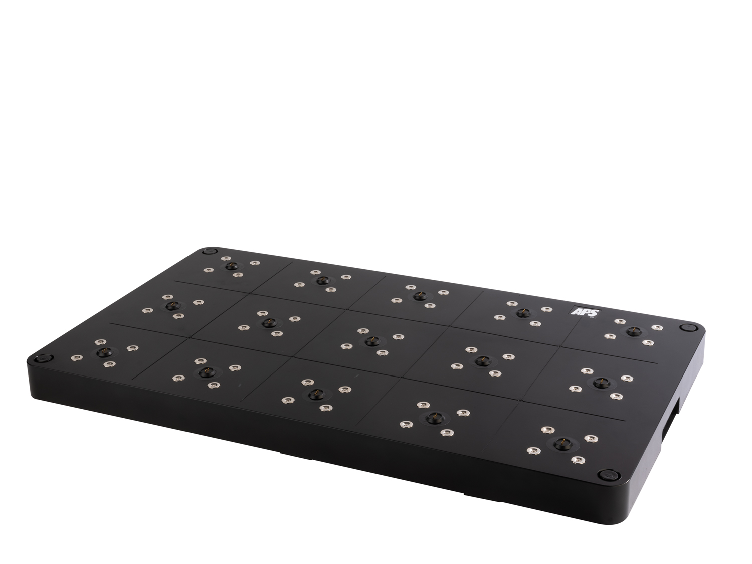 Ladestation 15-fach, ABS, 75 x 43 cm, H: 5 cm, Farbe: schwarz