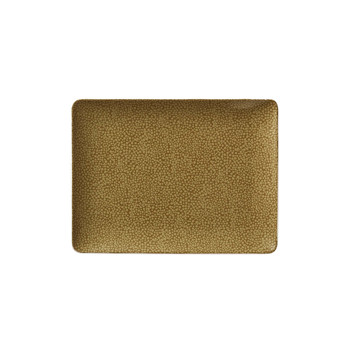 Bauscher, Purity : 425688 Pearls Olive - Platte rechteckig Coup, bonewhite, 20 x 15 cm