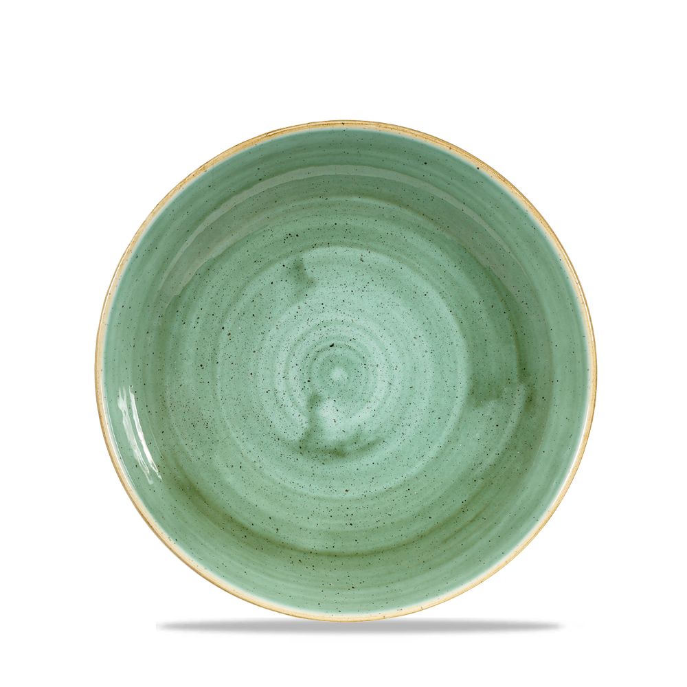 Churchill, Stonecast : Samphire Green - Teller tief Coup, 24,8 cm/ 1,11 ltr.