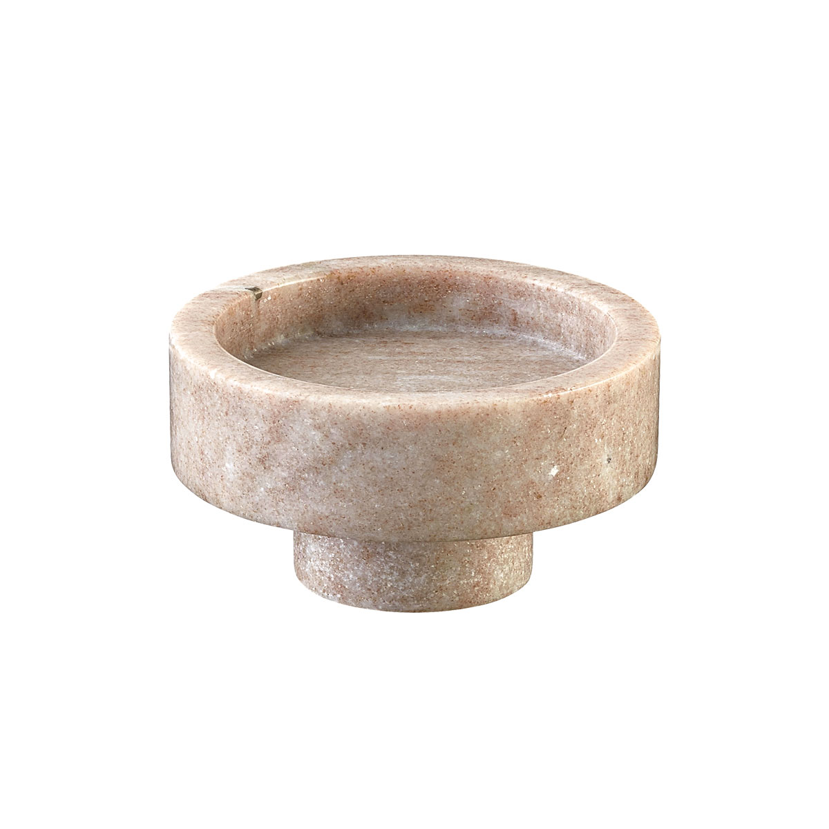 Playground, Marmor - Plateau rund, beige, 10 x 7 cm/ 0,09 ltr.