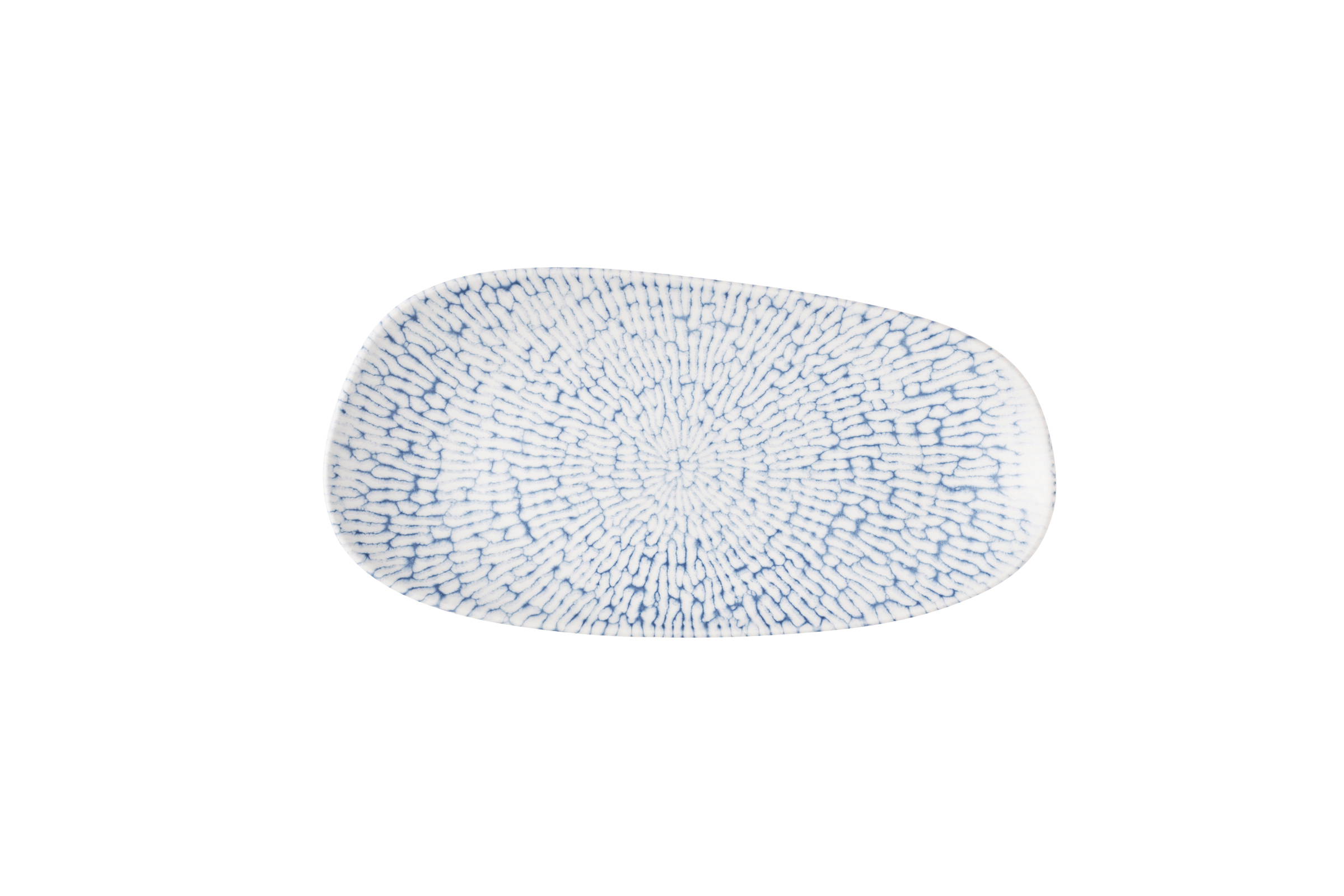 Churchill, Cascade : Indigo - Opal-Platte Organisch 30 x 15 cm