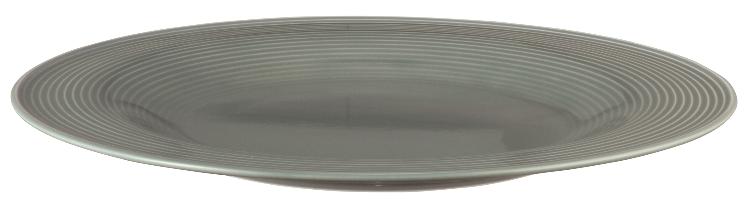 Seltmann Weiden, Beat : Perlgrau - Teller flach mit Relief 30 cm