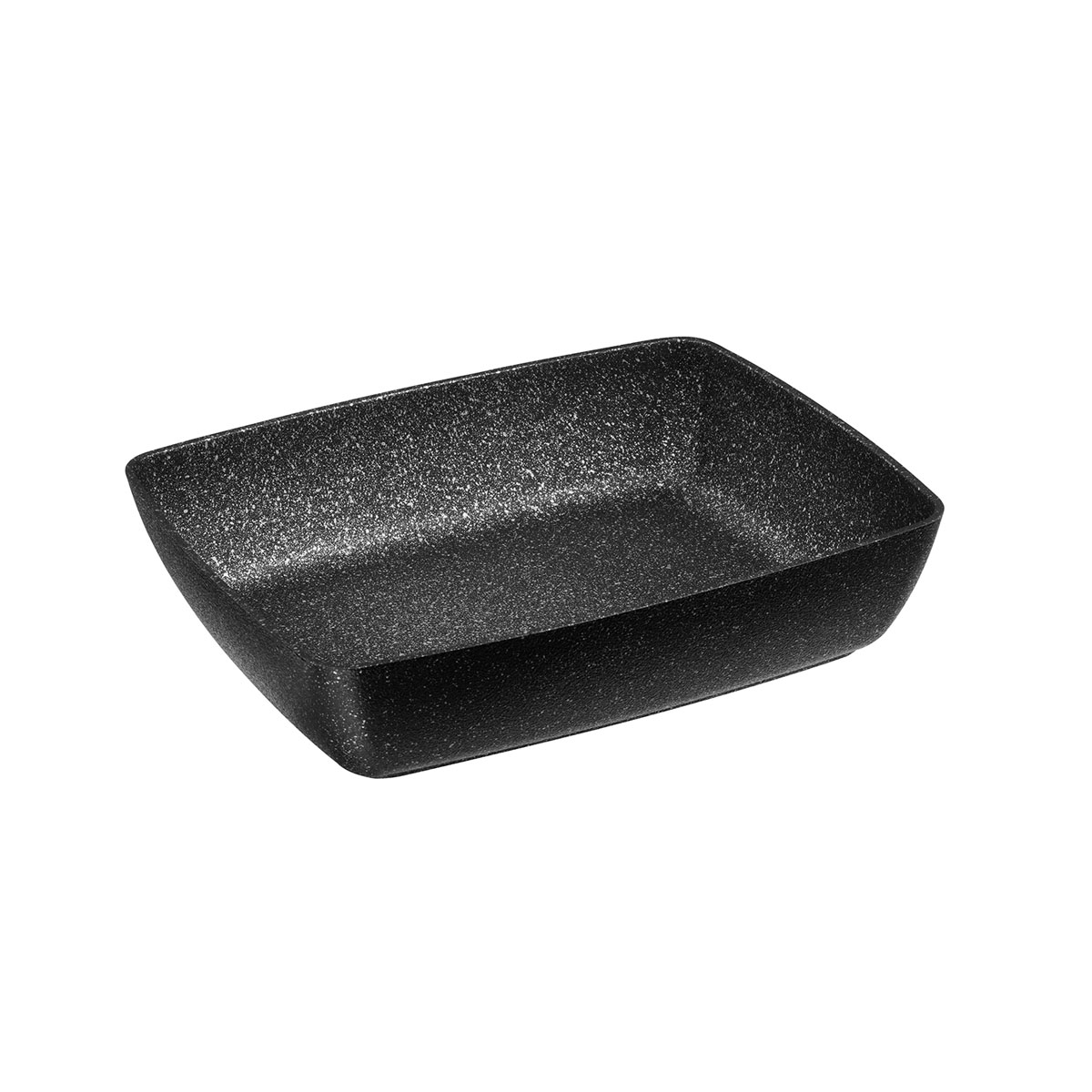 GN 1/2 Schale FROSTFIRE, Aluminium, schwarz/ silber, antihaftbeschichtet, I: 4,5 Liter, 32,5 cm x 26,5 cm, H: 7,5 cm