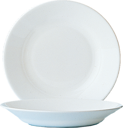 Arcoroc, Restaurant - Teller tief, uni, weiss, 22,5 cm
