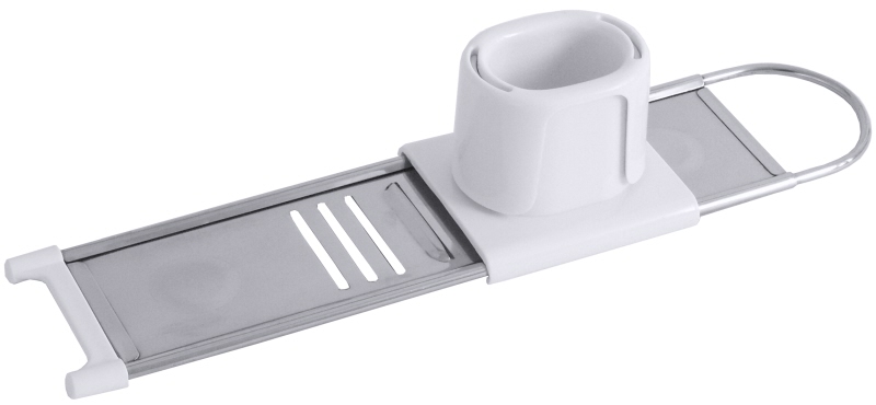 Knoblauchhobel, Edelstahl, 21,5 x 5 cm, Schneidebreite: 3 cm