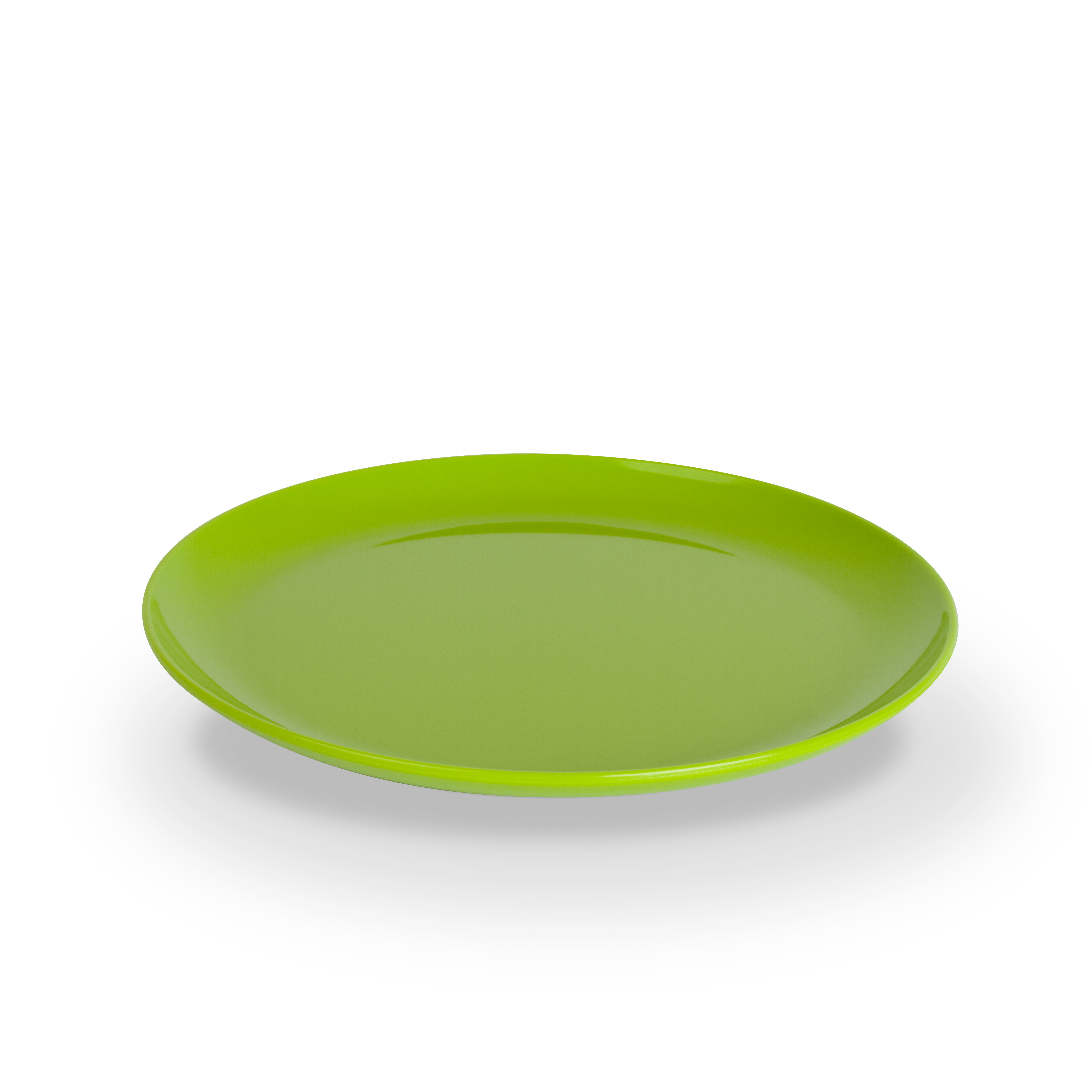 Dessertteller PC, uni, hellgrün, D: 19 cm
