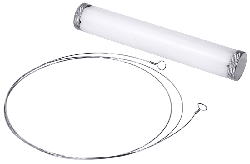 Käseziehdraht mit einem Griff und 4 Ersatzdrähten, L: 1,2 mm