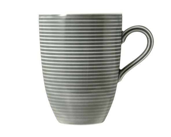 Seltmann Weiden, Beat : Perlgrau - Becher m. Hkl. u. Relief, 0,35 ltr.