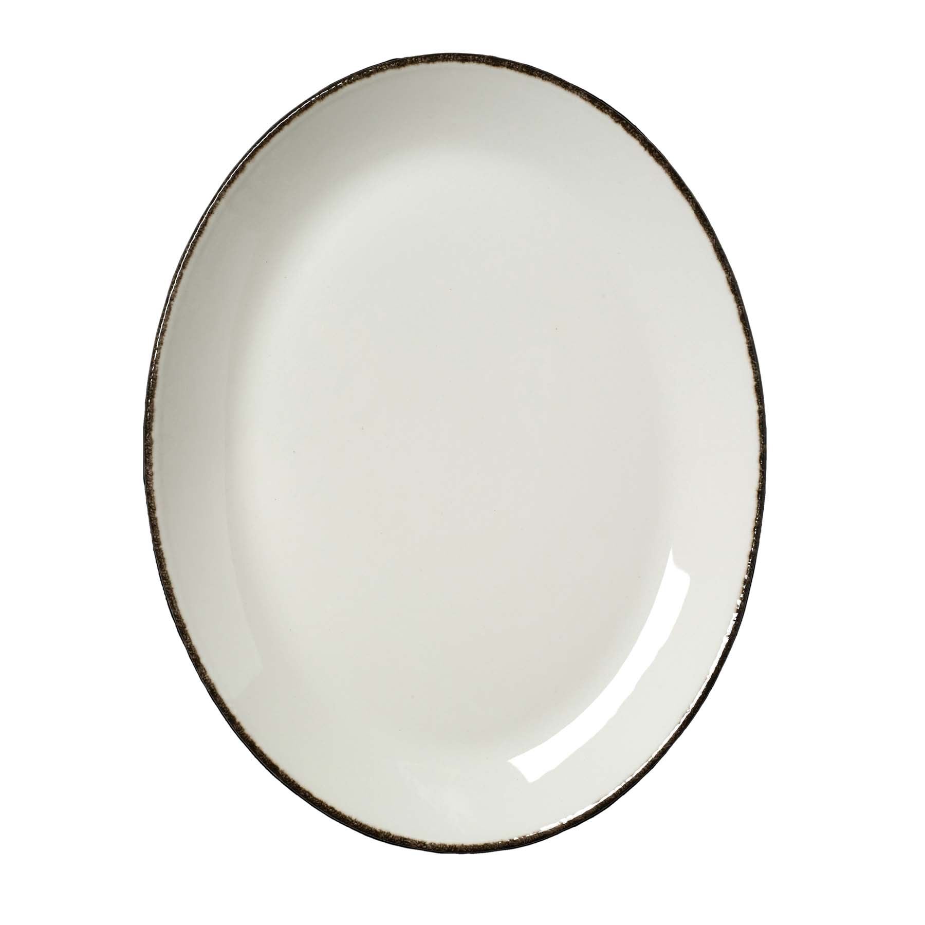 Steelite, Dapple : Charcoal 1756 - Teller oval Coup, 30,5 cm