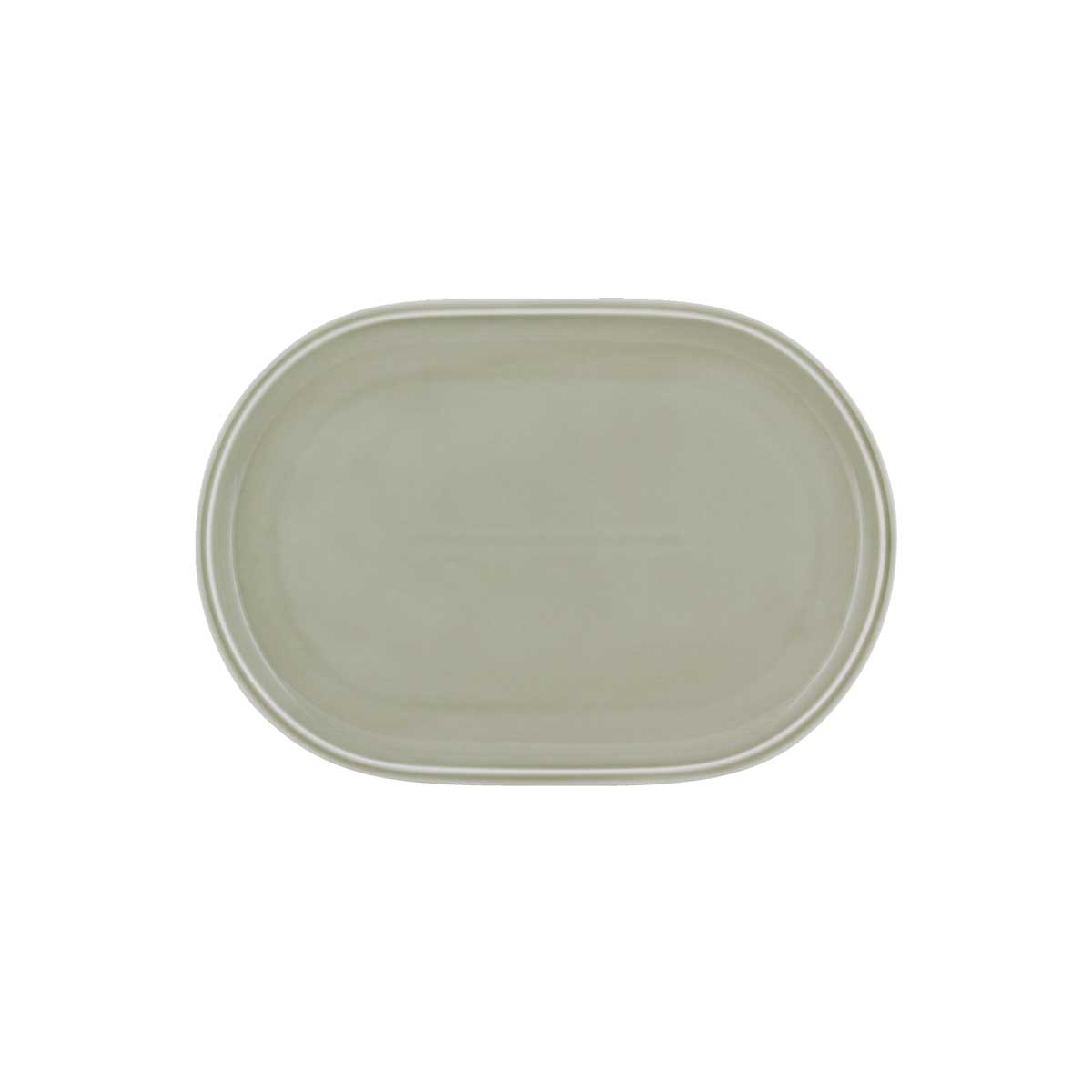 Schönwald, Shiro Glaze : Steam - Platte oval coup, 23 x 16 cm