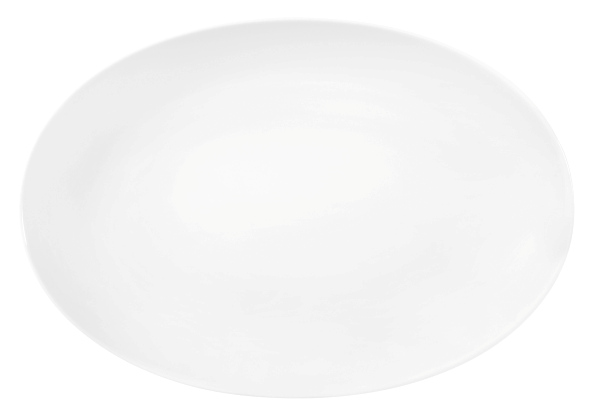 Seltmann Weiden, Liberty : Weiss - Servierplatte oval 35 x 24 cm
