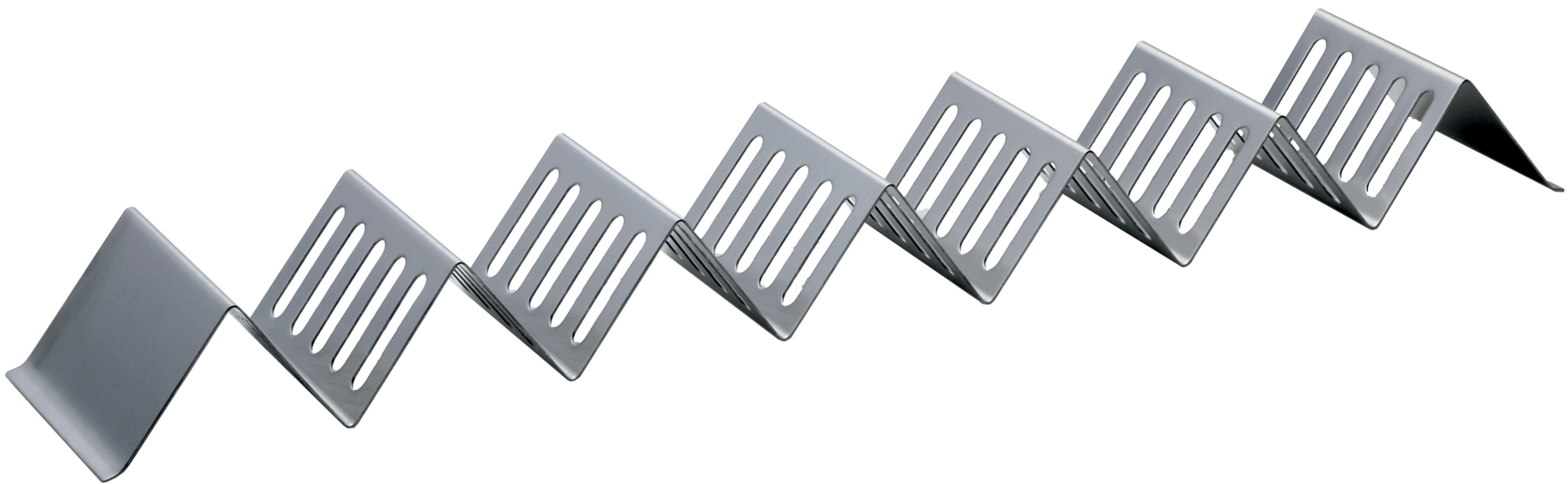 Baguettehalter - Modell 357, 6 Fächer, EdSt. 18/10, LxBxH: 575 x 100 x 55 mm