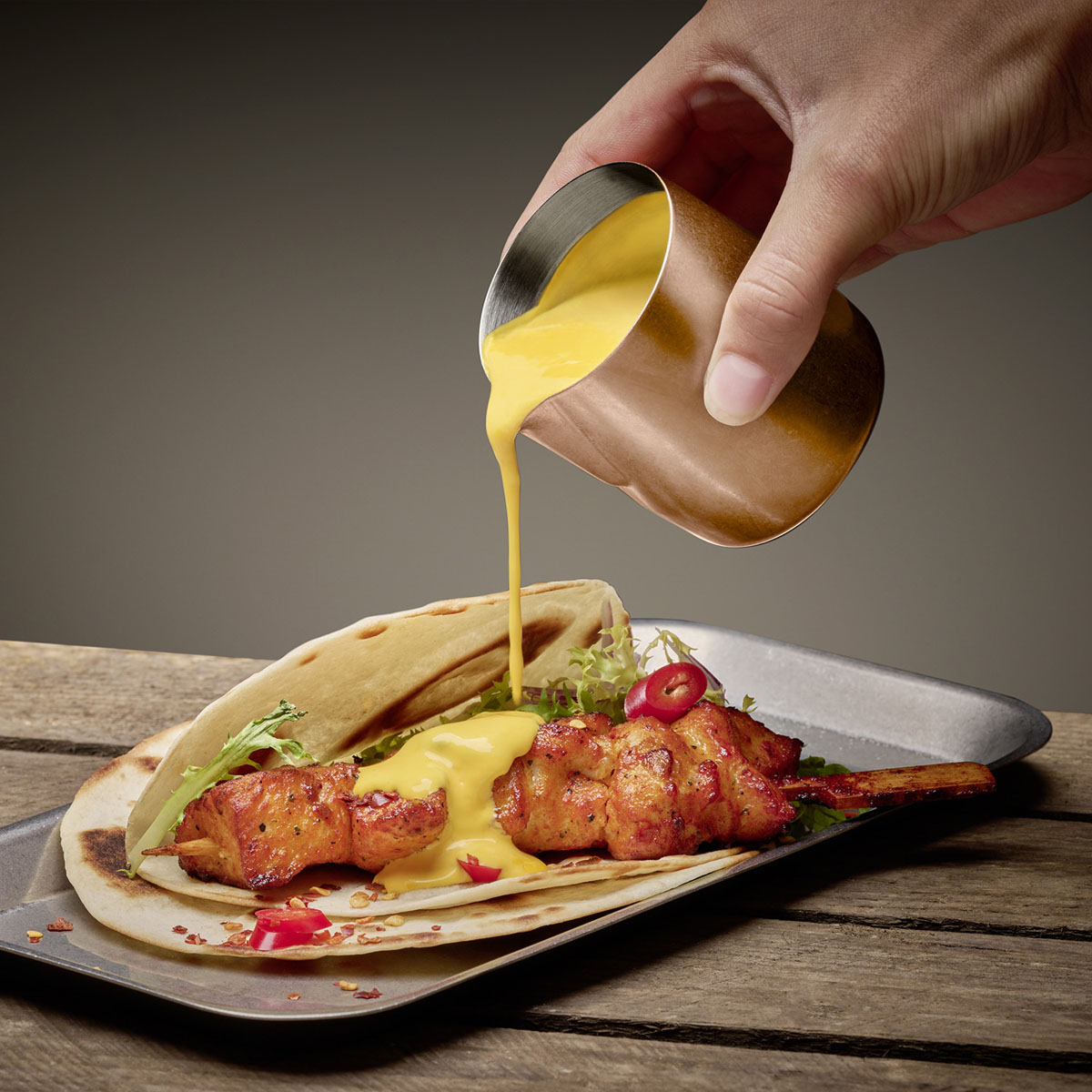 Giesser FLOW, 18/8 Edelstahl, Vintage Look Kupfer, PVD-beschichtet, D: 6 cm, H: 6,5 cm, I: 150 ml