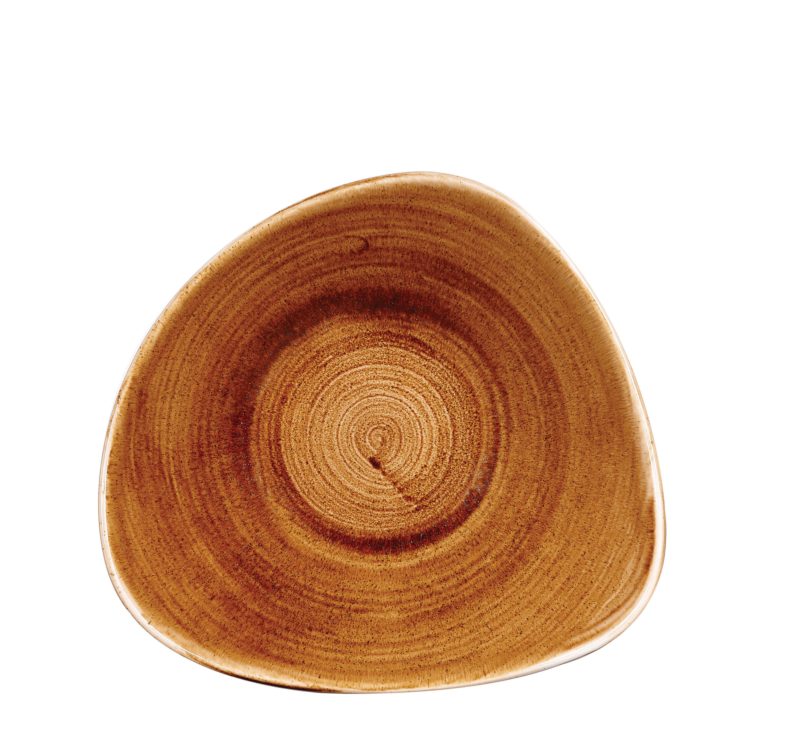 Churchill, Stonecast Patina : Vintage Copper - Schale dreieckig, 23,5 cm/ 0,6 ltr.