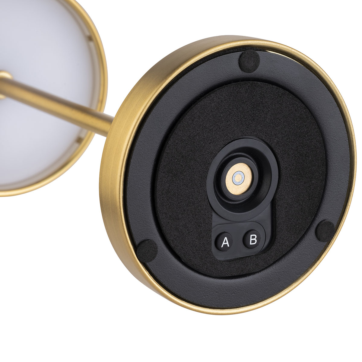 Tischleuchte MERLE MINI, Metall, Farbe: goldfarben, 1x LED 1,0 W / 100 lm, dimmbar in 3 Stufen, D: 9 cm, H: 25 cm