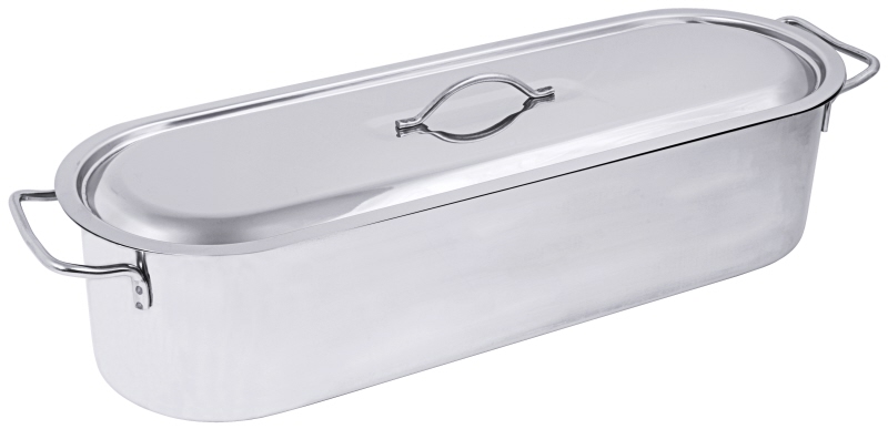 Fischkochkessel rechteckig, 44 x 13,5 x 10,5 cm, l: 6 ltr.