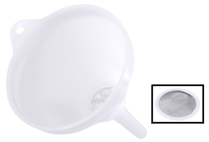 Abfülltrichter weiß, D: 16 cm, H: 20 cm, HDPE