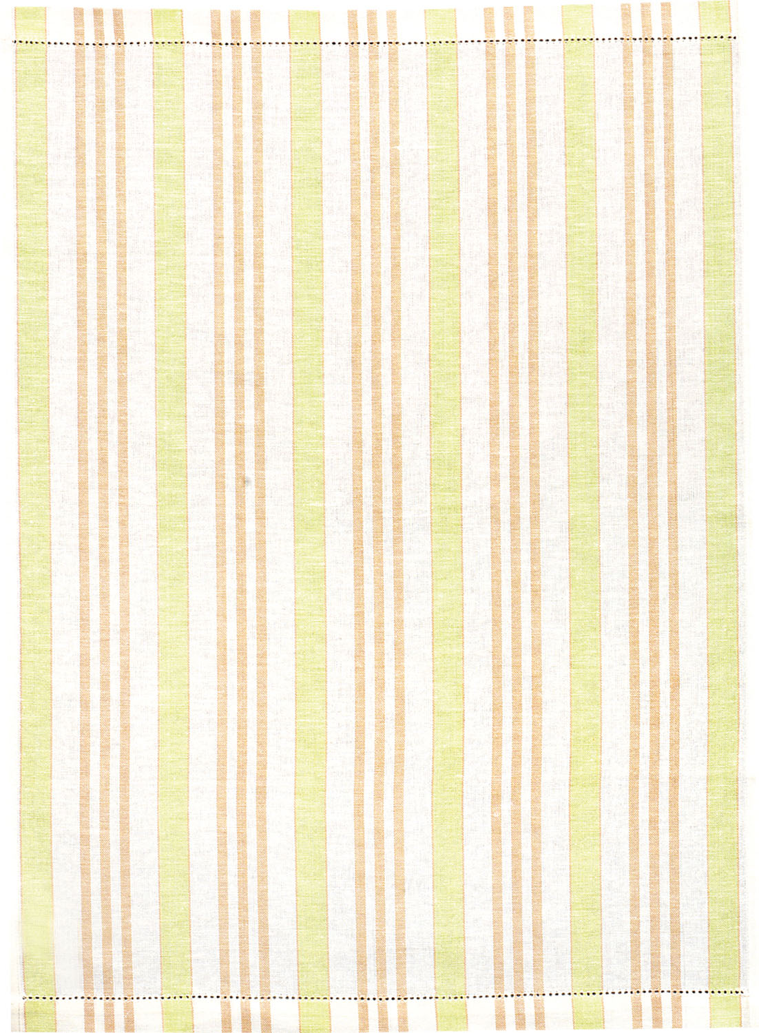 Küchentuch Streifen mit Hohlsaum - Halbleinen 50 x 70 cm