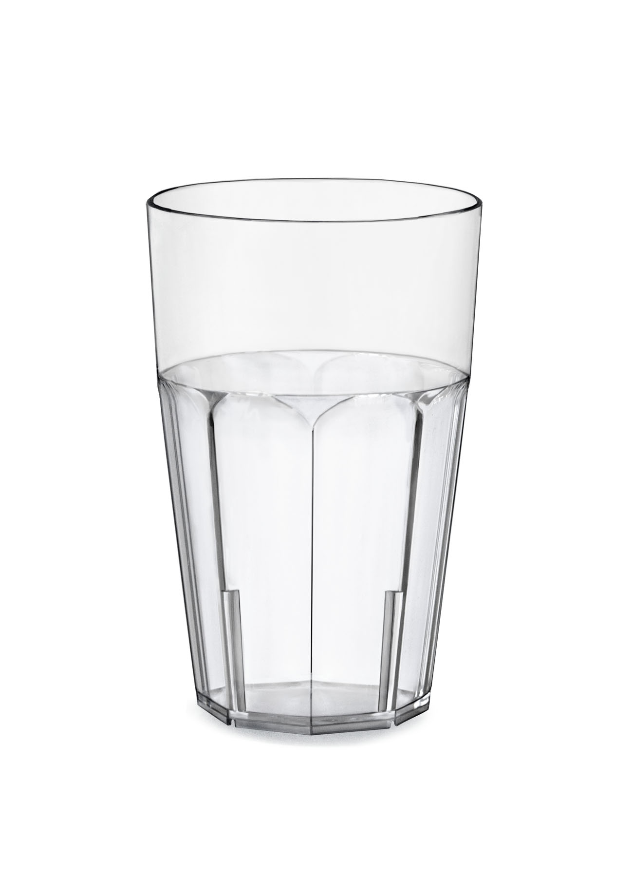 Aku, Mehrweg - Cocktailglas Light 300 ml m. F 0.3 ltr. |-|, Polycarbonat, D: 8,1 cm, H: 12,6 cm, Fb. Glasklar