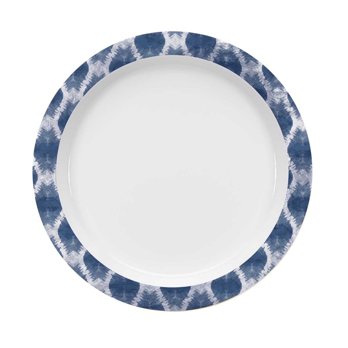 Bauscher Care, Calmera : 426388 Blue - Spezialteller halbtief rund Fahne, 25 cm