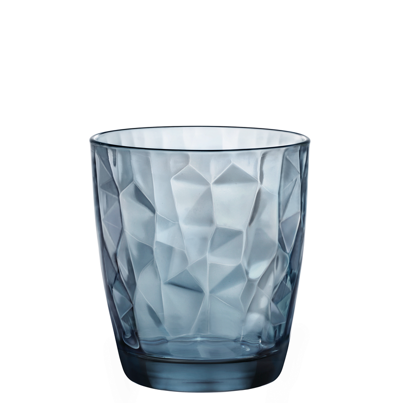 Whiskybecher D.O.F. blau 39 cl, Diamond Nr. FB39O, Inhalt: 390 ml, Höhe: 102,5 mm