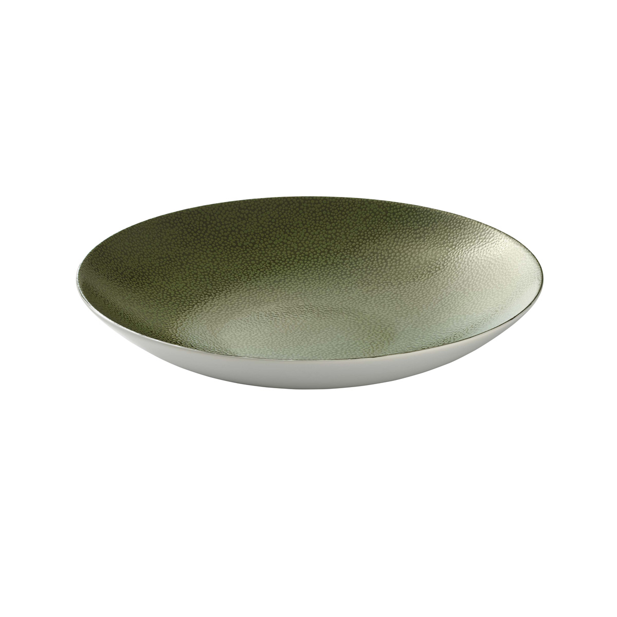 Bauscher, Purity : 425914 Pearls Greens - Teller tief Coup, bonewhite, 24 cm/ 0,95 ltr.
