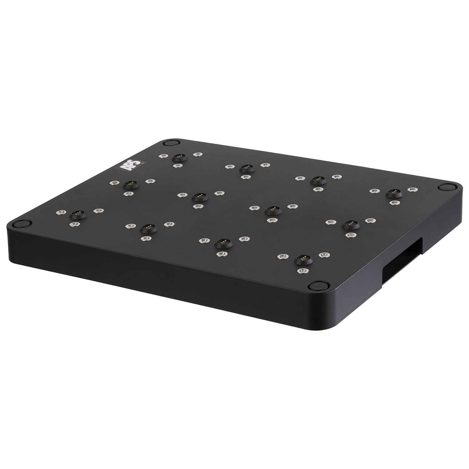 Ladestation, 12-fach, ABS, schwarz, inkl. 2 Fernbedienungen, 43 cm x 33 cm, H: 4,5 cm