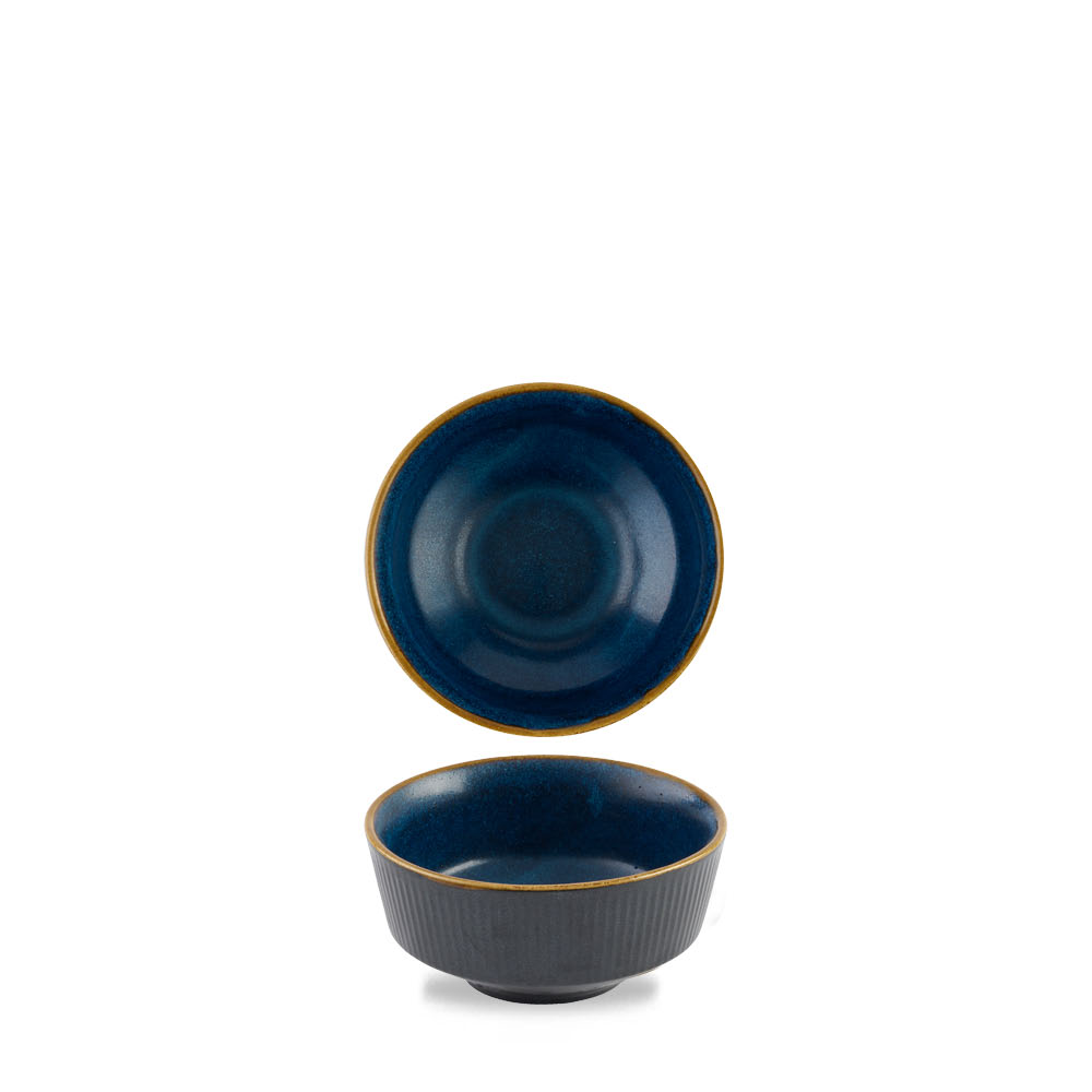 Churchill, Nourish : Tokyo Blue Bi-Color - Soup Bowl, 13 x 6,2 cm/ 0,40 ltr.