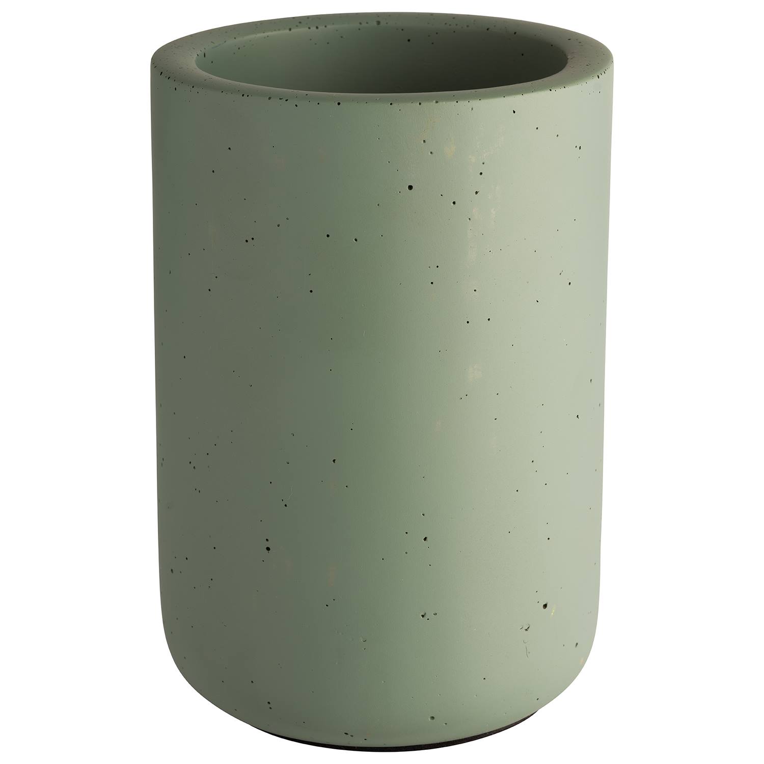 Flaschenkühler ELEMENT, Beton, D: 12/ 10 cm, H: 19 cm, Farbe: light green