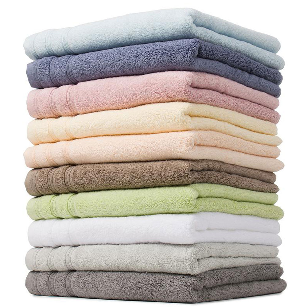 Monaco - Zero Twist Uni- Walkfrottier mit Hoch-Tief-Bordüre 600 g/ m²