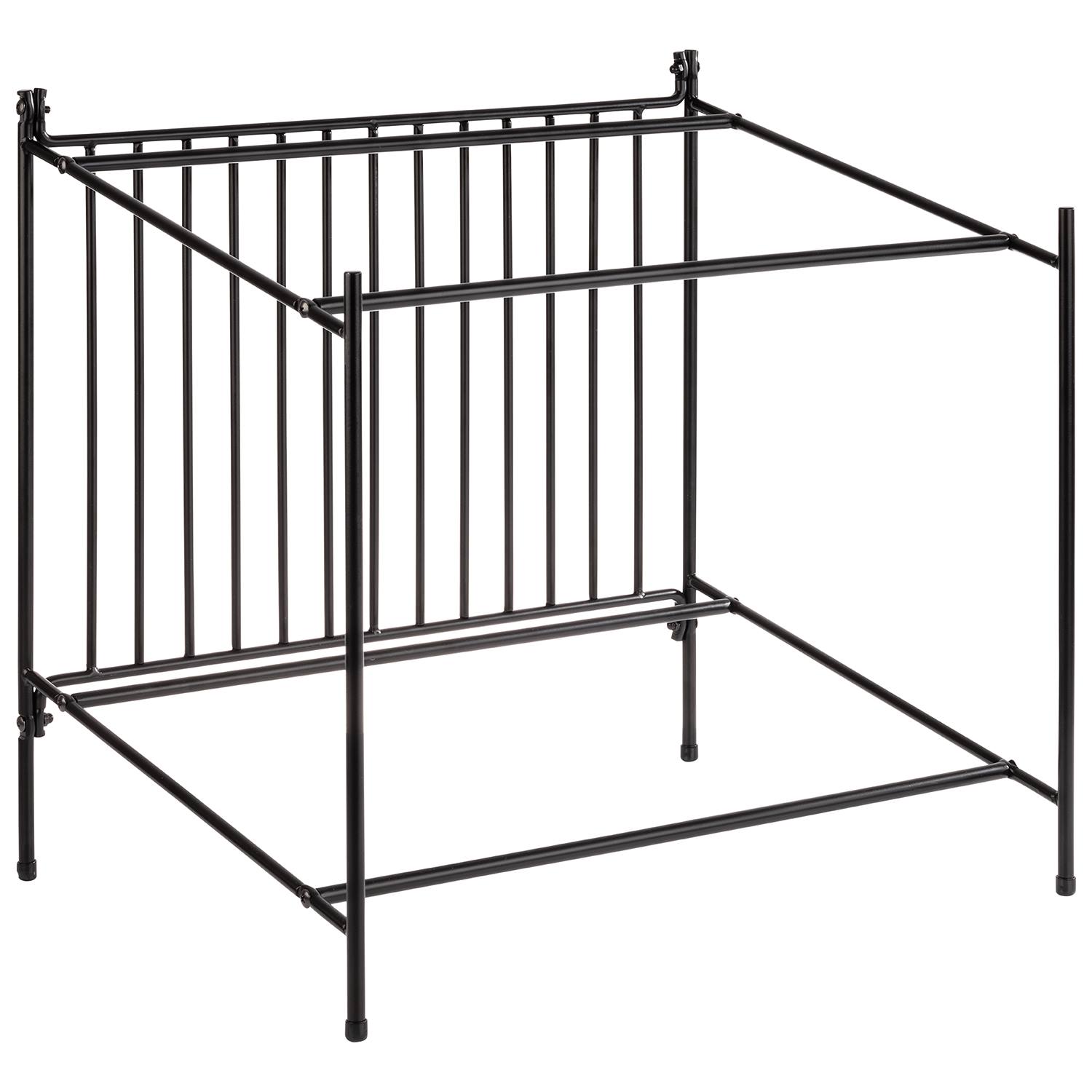Buffetgestell für GN 1/1 oder GN 1/2, Metall schwarz, 49 x 38,5 x 48 cm