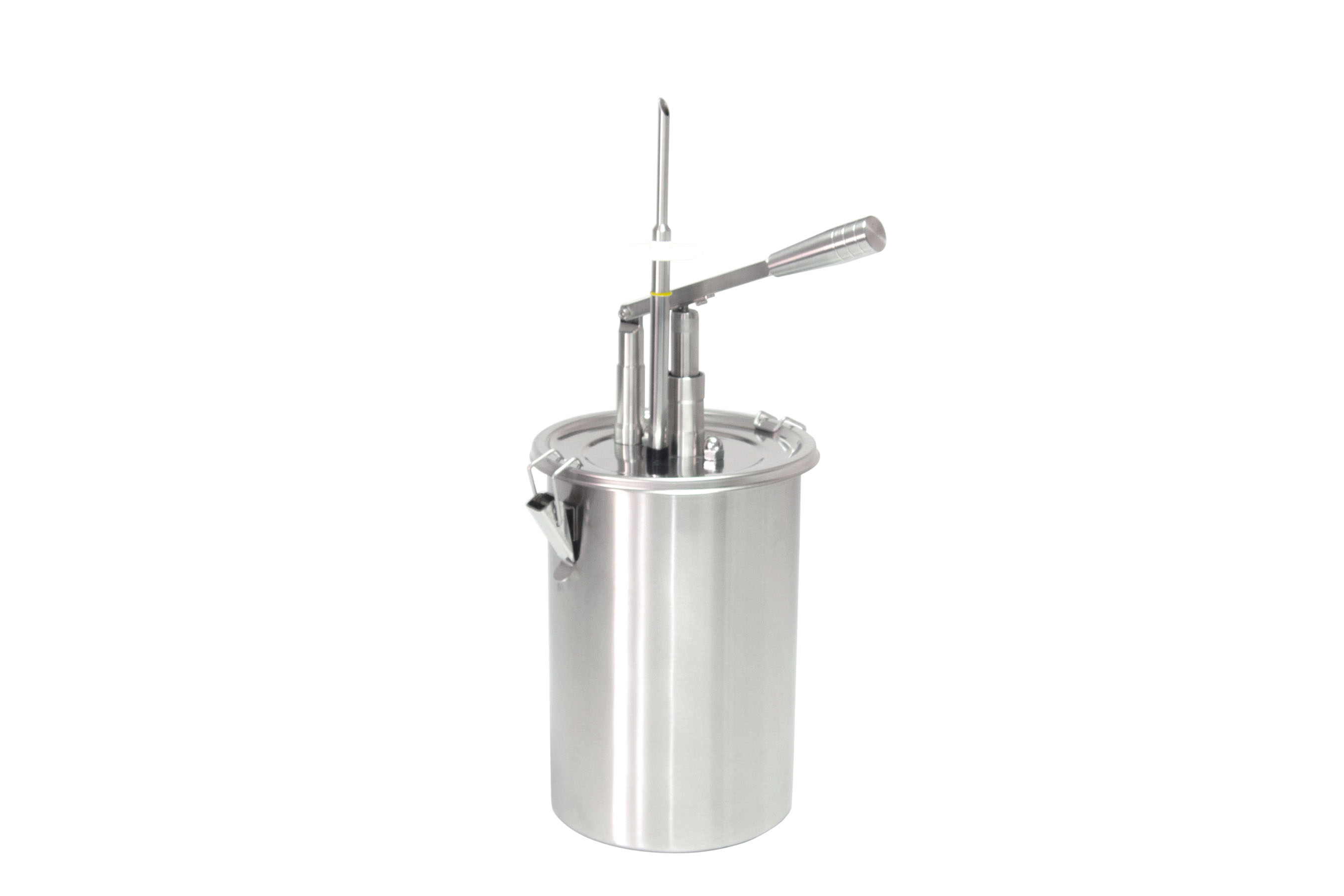 Gebäckfüller D: 180 mm, Edelstahl, einfach, Inh. 5 ltr., 183 x 160 x 463 mm