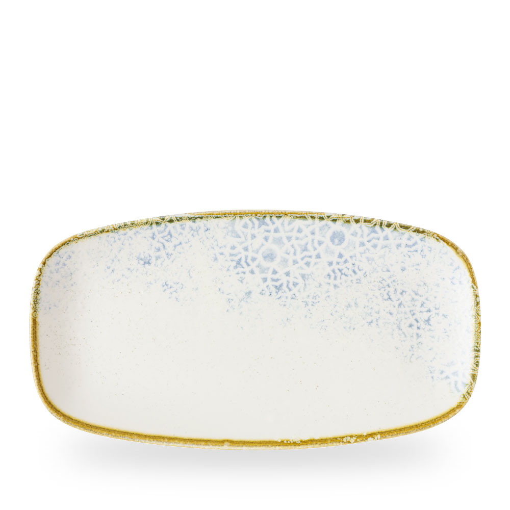 Churchill, Stonecast Amalfi : Blue - Chefs Platte rechteckig, 35,5 x 18,9 cm
