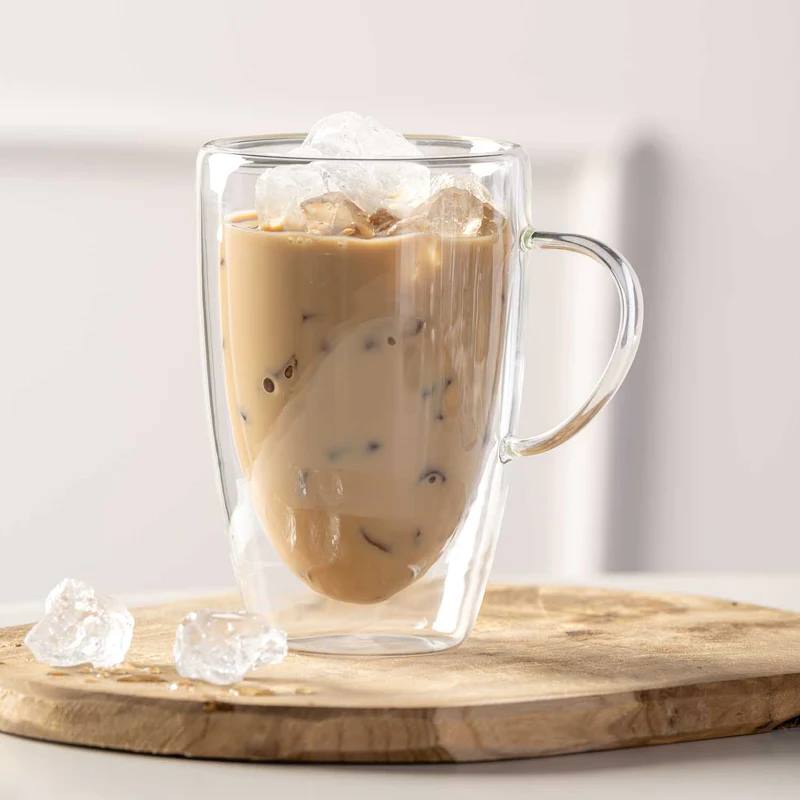 Leonardo, Duo : Latte Macchiato-Tasse doppelwandig, Inhalt: 400 ml, D: 9 cm, H: 13 cm