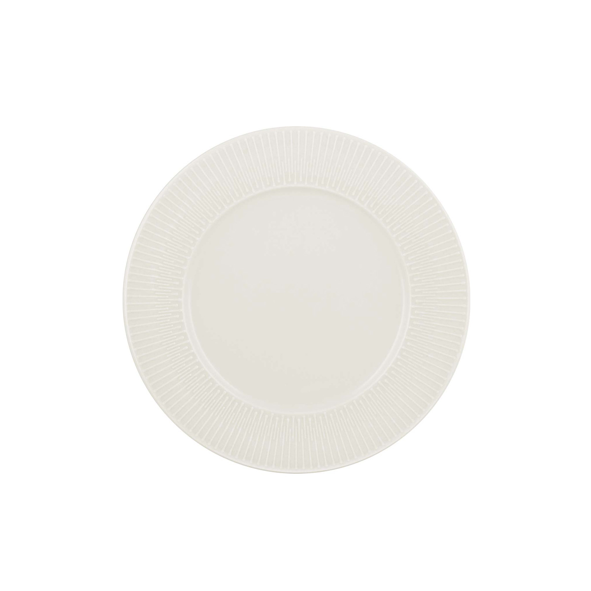 Schönwald, Vibes - Teller flach rund Fahne Relief, bonewhite, 21 cm